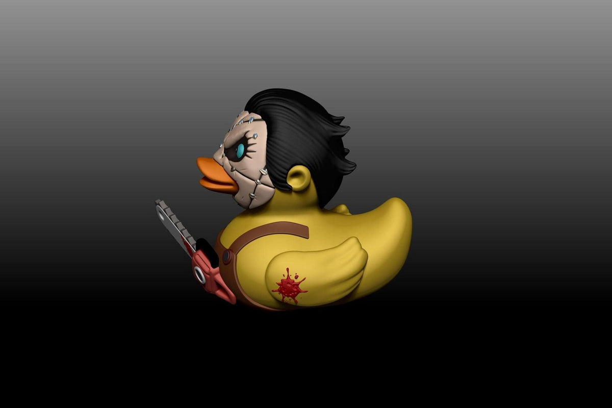 Horror Duck Figure with Chainsaw, 3D Printed Display Decor for Halloween - JM Designs