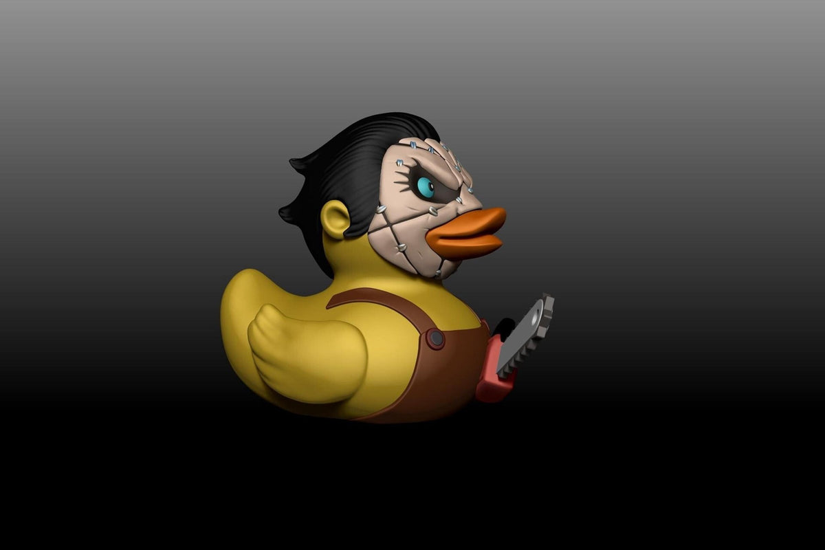 Horror Duck Figure with Chainsaw, 3D Printed Display Decor for Halloween - JM Designs