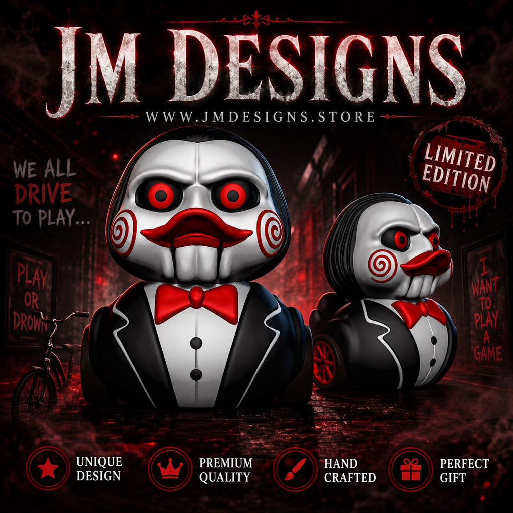 Horror Inspired Saw Bill Duck Theme Movie Collectible Gothic Style Villain - JM Designs