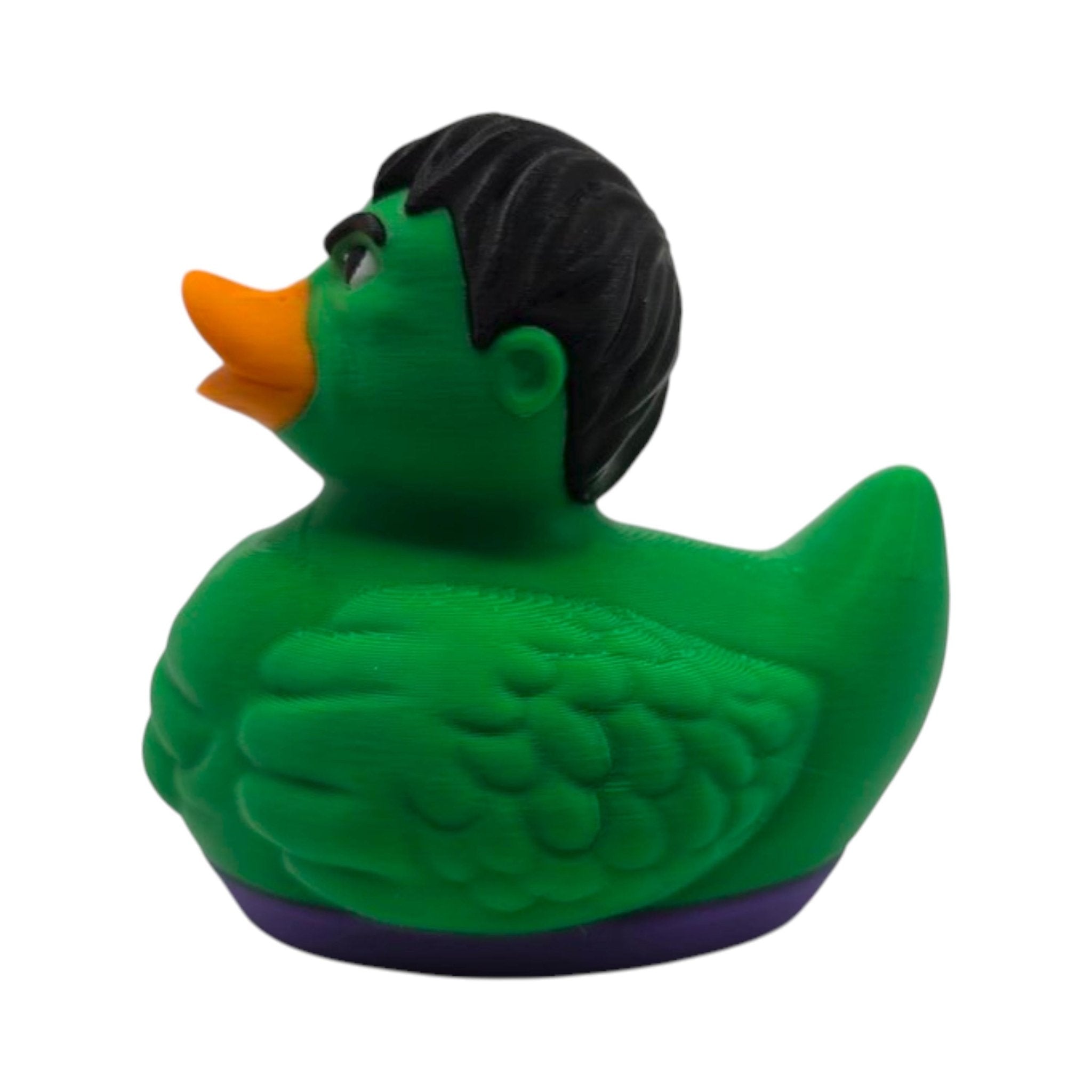 Hulk Inspired Duck Figurine, 3D Printed Superhero Collectible for Jeep Dashboard - JM Designs