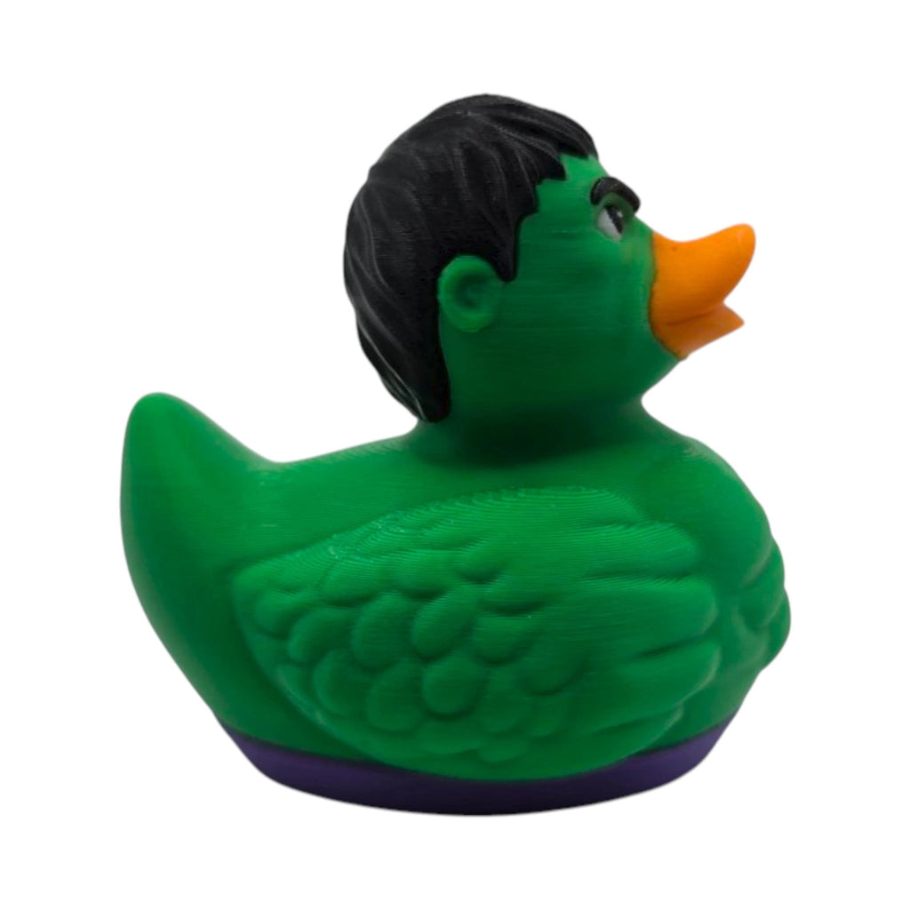 Hulk Inspired Duck Figurine, 3D Printed Superhero Collectible for Jeep Dashboard - JM Designs