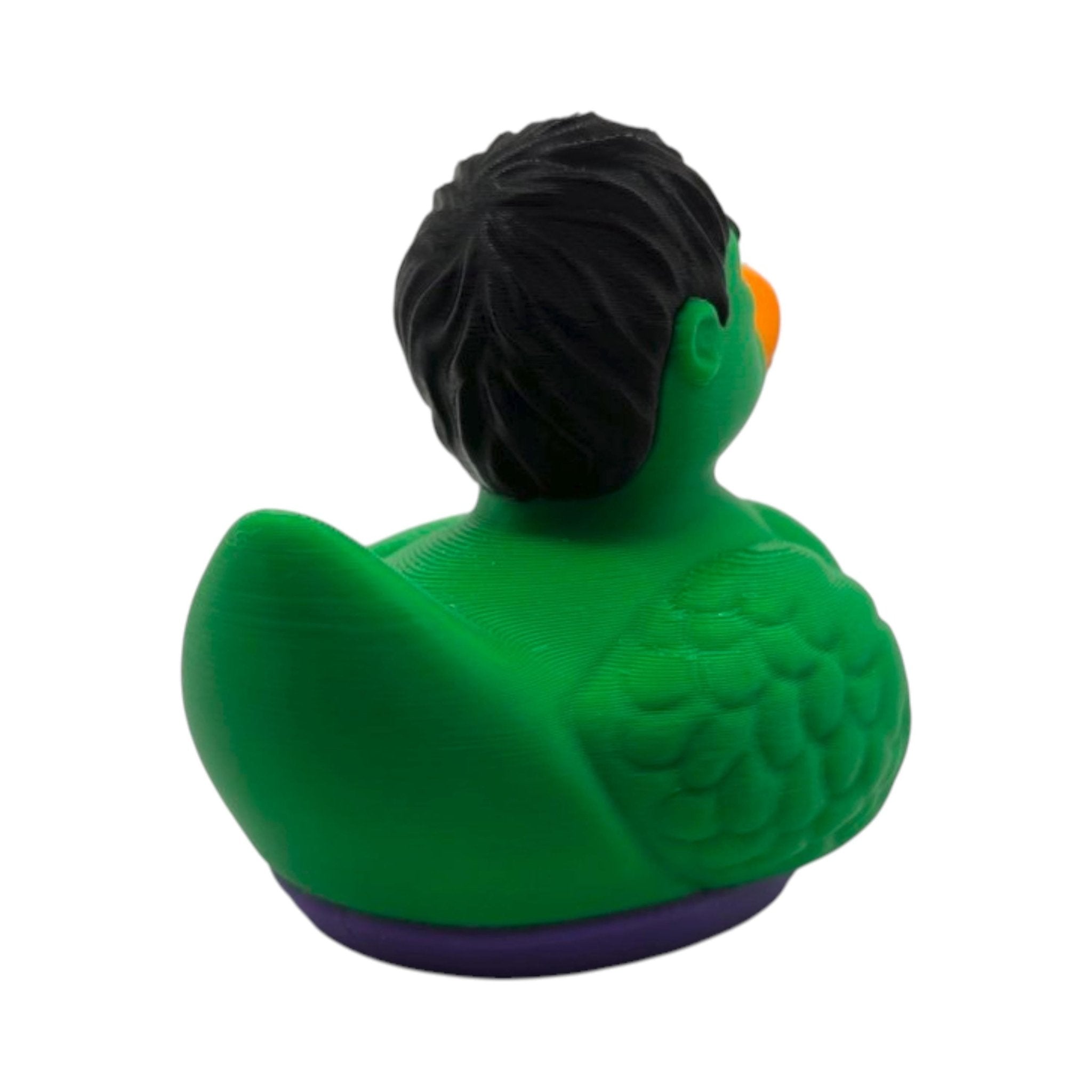 Hulk Inspired Duck Figurine, 3D Printed Superhero Collectible for Jeep Dashboard - JM Designs