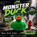 Hulk Inspired Duck Figurine, Superhero Inspired 3D Printed Collectible for Comic Fans - JM Designs