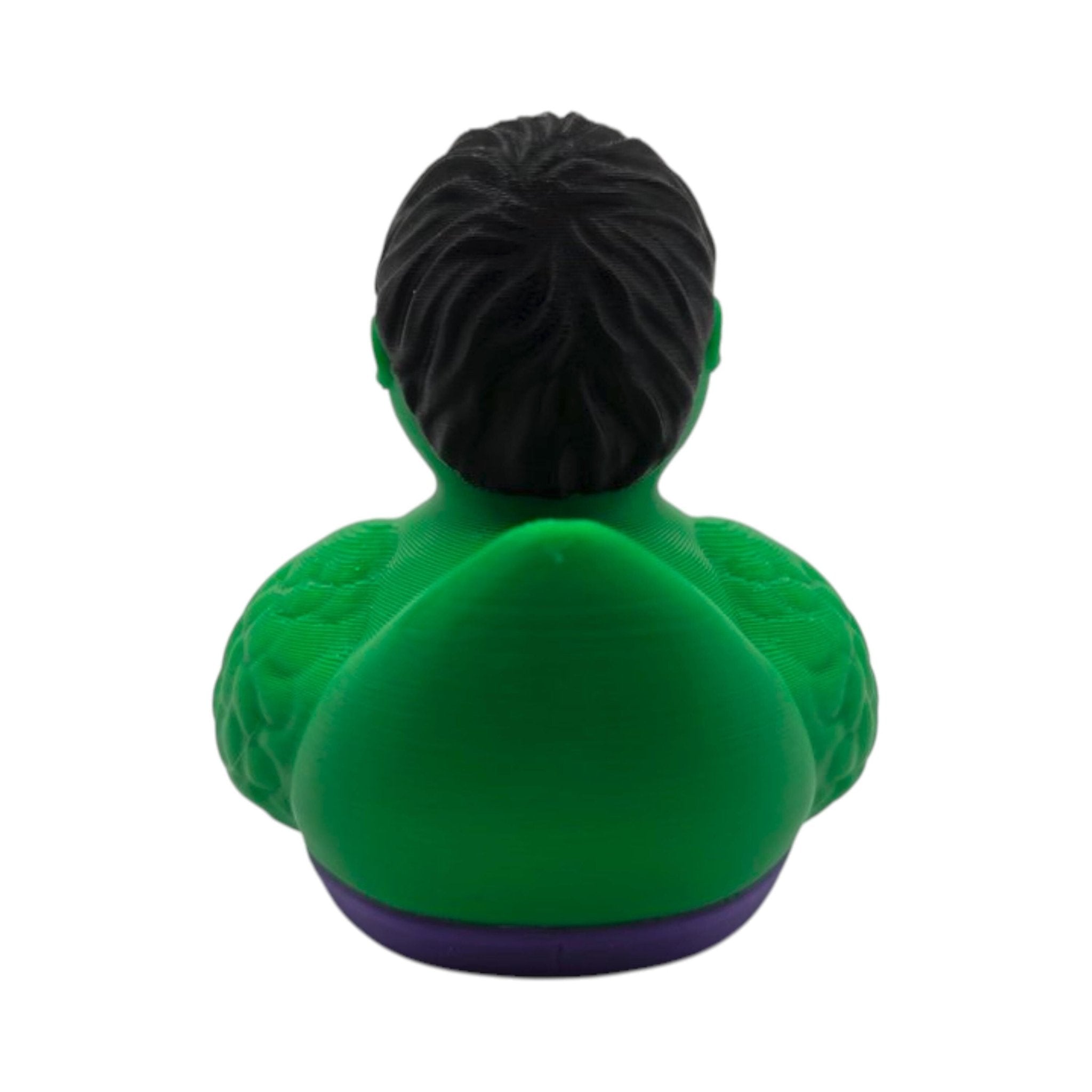 Hulk Inspired Duck Figurine, Superhero Inspired 3D Printed Collectible for Comic Fans - JM Designs