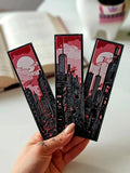 3D Printed Cityscape Bookmark Set: Unique PLA Reader Gifts
