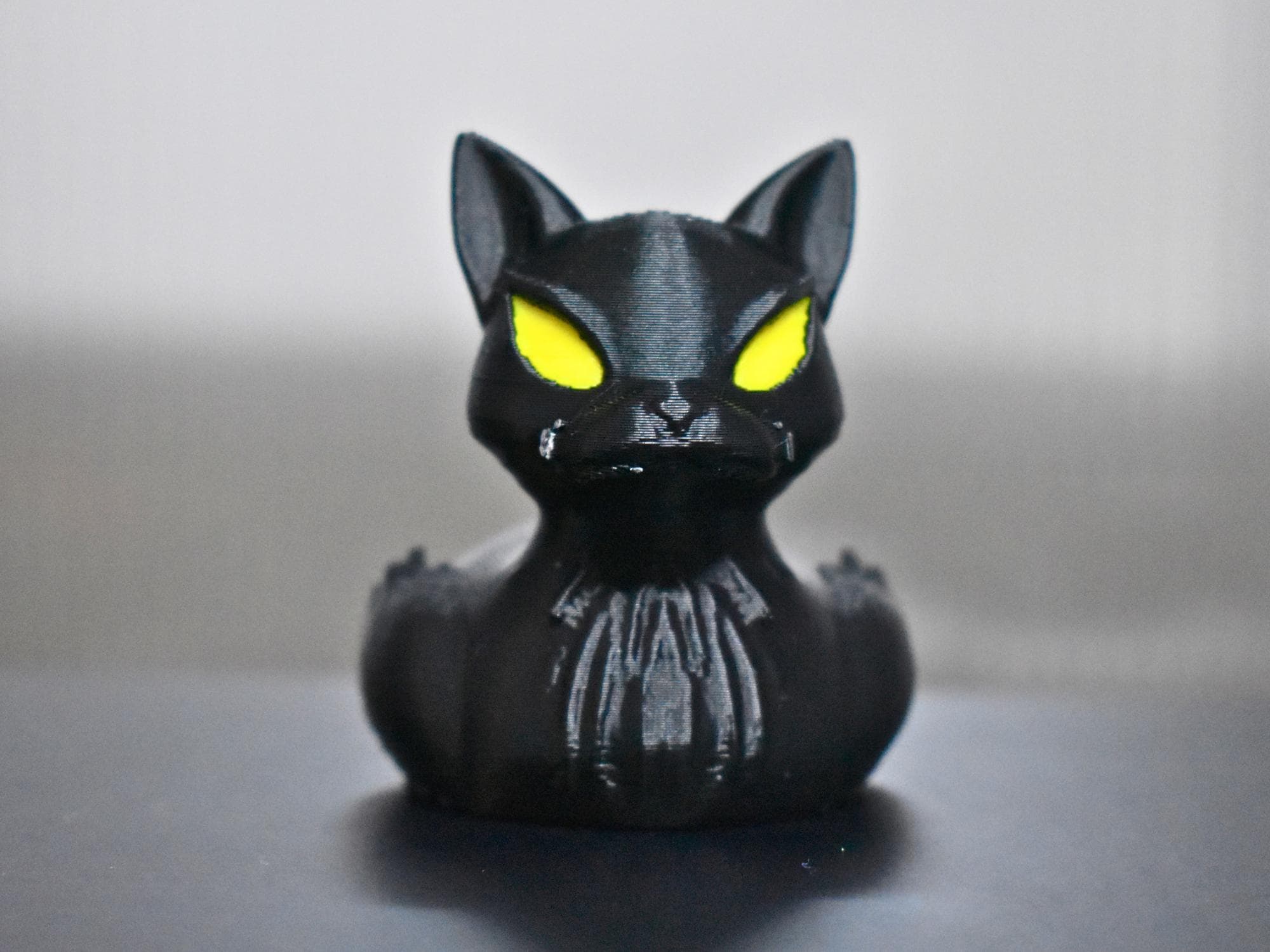 Black Cat Duck Spooky Black Cat Duck Figurine  Jeep Ducking Gift  Cruises  Collectibles Cruise Jeep Ducky stocking stuffers desk ornaments