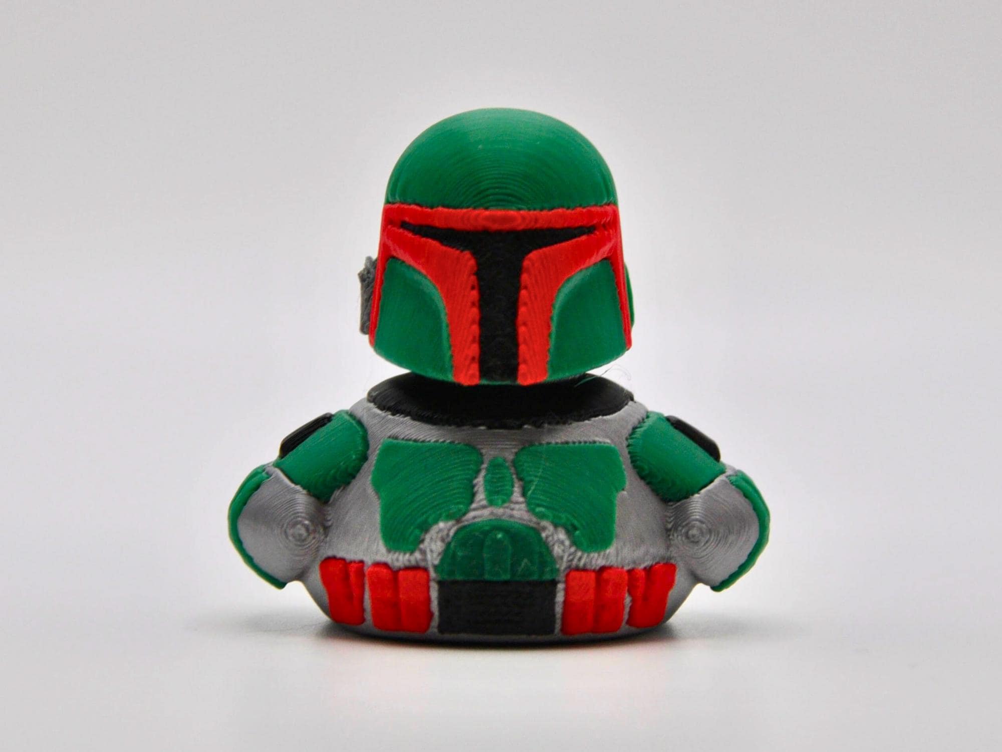 Boba Fett Inspired Duck: 3D Printed Dashboard Buddy - Star Wars Fan Gift
