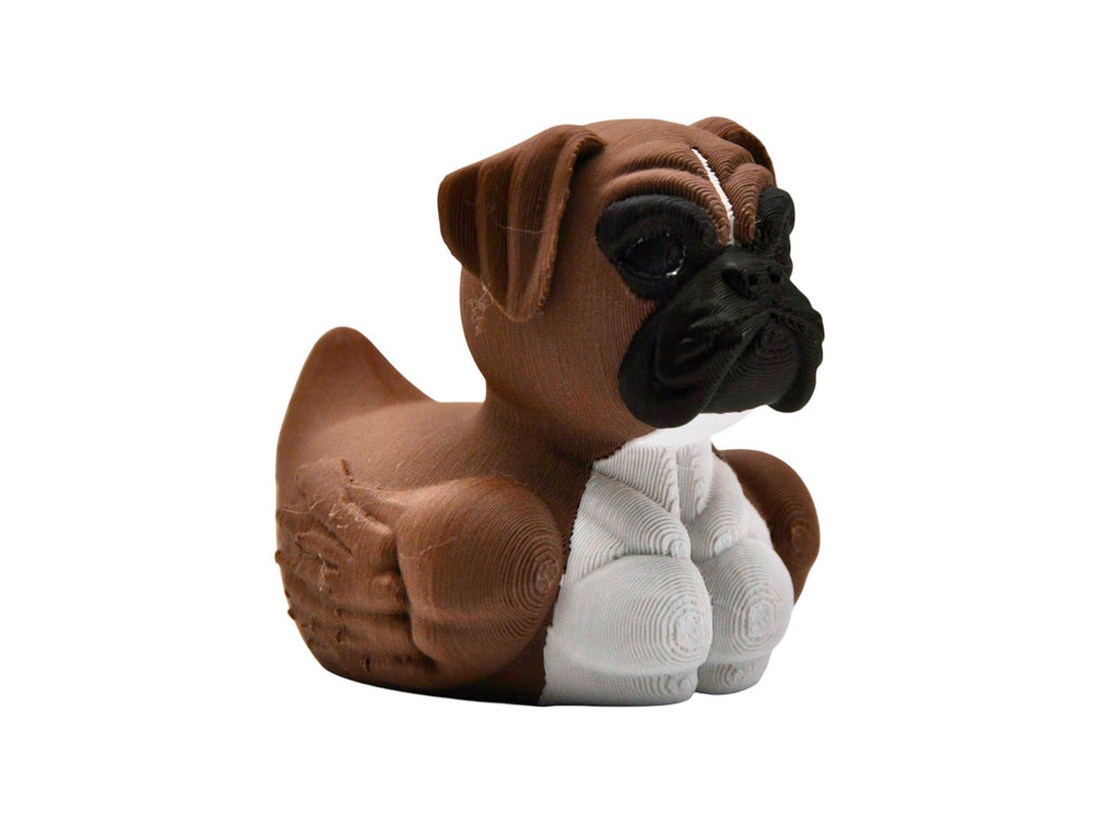 Boxer Dog Duck Collection for Pet Lover Keepsake Bathroom Decor Plastic Toy Boxer Breed Animal Gift Puppy Present Themed Decoration