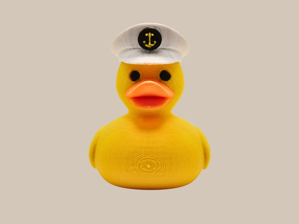 Cruise Line  Captain Duck with a Hat Nautical Accent Beach Room Coastal Decor for Bath Toy Sailor t Jeep Dash Toy