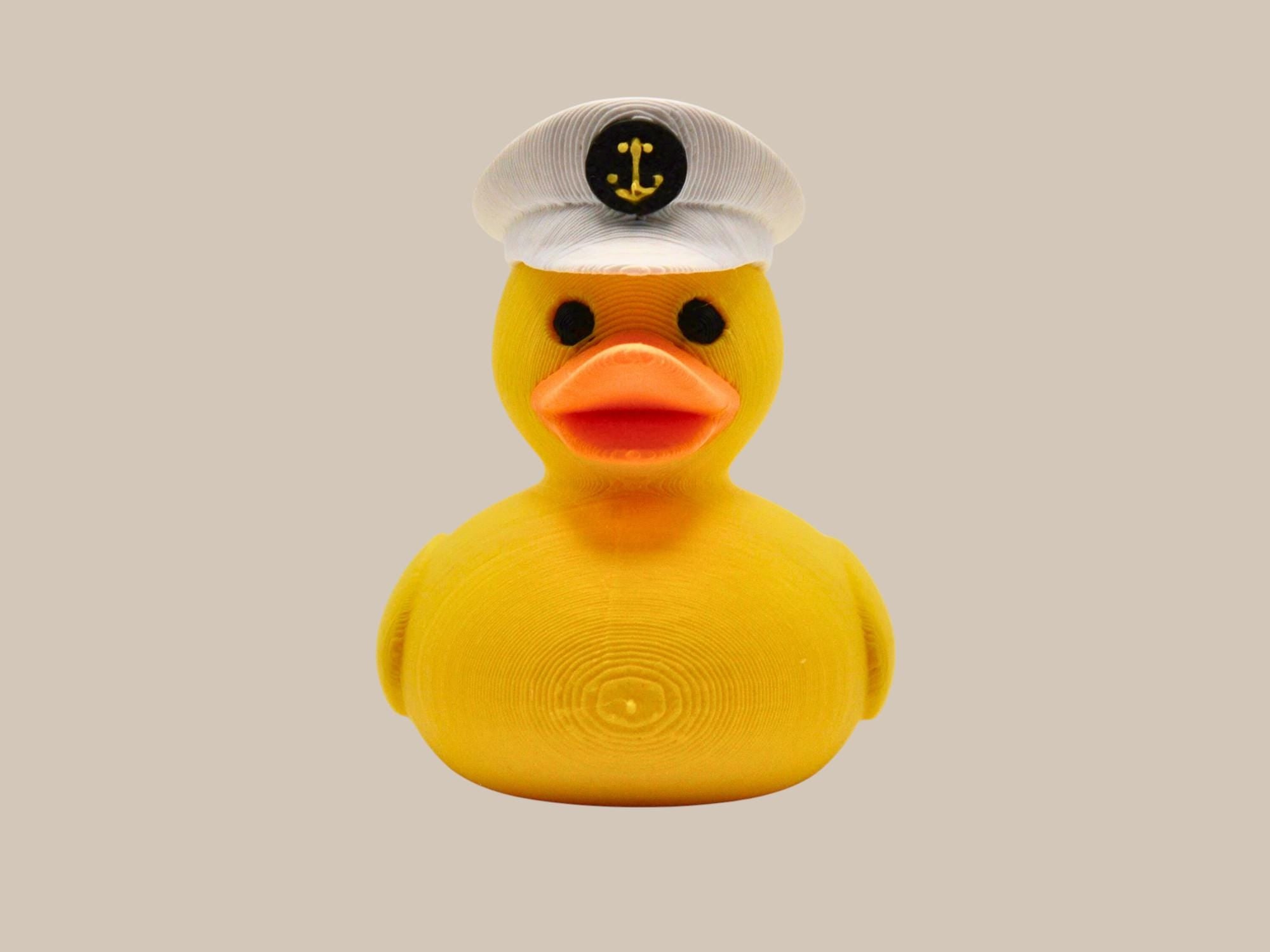 Cruise Line  Captain Duck with a Hat Nautical Accent Beach Room Coastal Decor for Bath Toy Sailor t Jeep Dash Toy