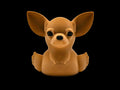 Chihuahua Dog  Duck: 3D Printed PLA Bathroom Decor