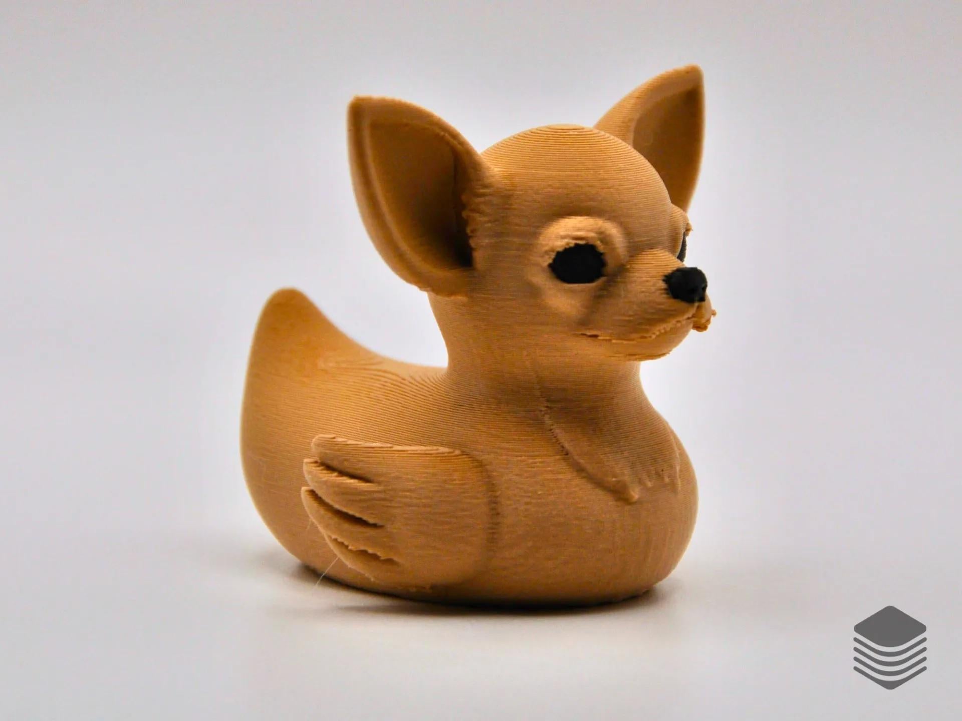 Chihuahua Dog  Duck: 3D Printed PLA Bathroom Decor