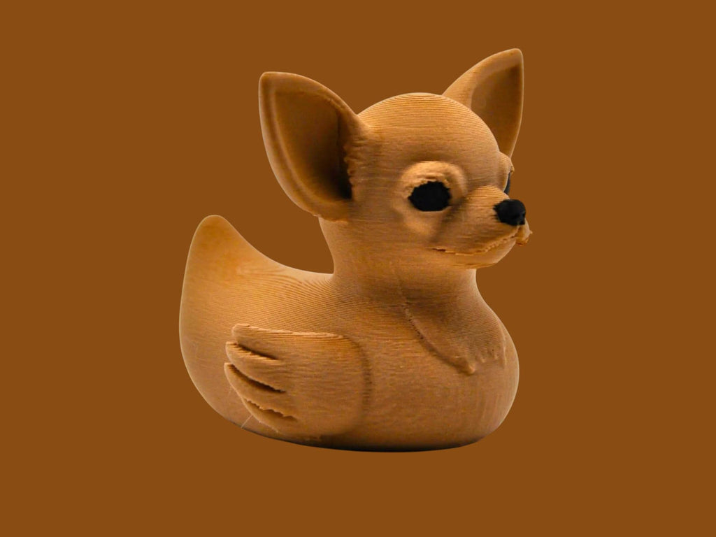 Chihuahua Dog  Duck: 3D Printed PLA Bathroom Decor