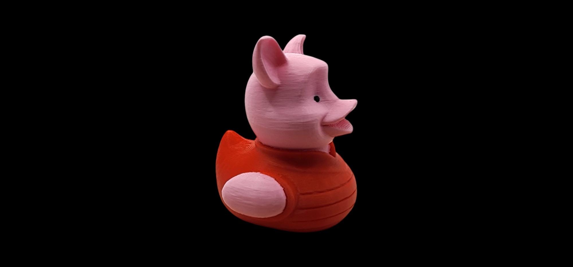 Piglet Duck Toy for Bathroom Decor Gift for Baby Nursery Decor Disney Character Bath Set for Infant Room Display Car Accent