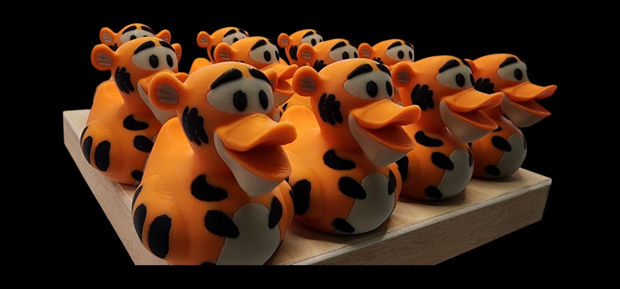 Tigger Inspired Duck Bath Toy Piglet Plastic Toy for Bathroom Decor Gift for Baby Nursery Decor Bath Set Cruise line duck Display