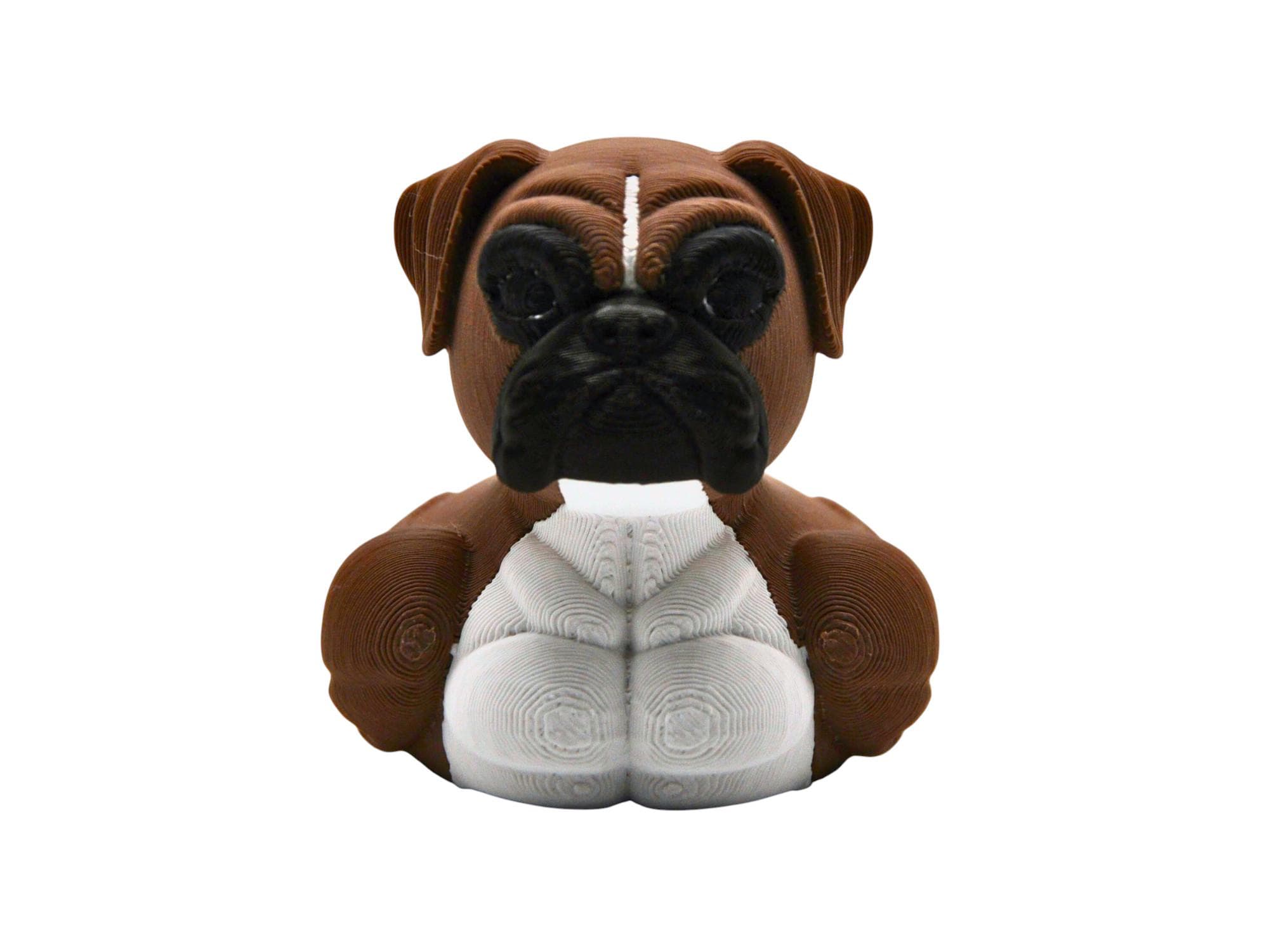 Boxer Dog Duck Collection for Pet Lover Keepsake Bathroom Decor Plastic Toy Boxer Breed Animal Gift Puppy Present Themed Decoration