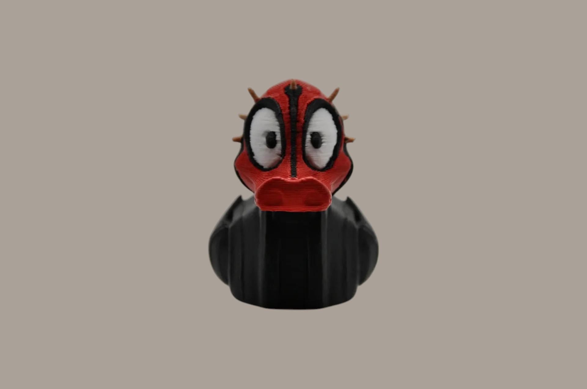 Darth Maul Inspired Duck Gift Collection Movie Fan Present Idea Desk Ornament Office Decor Funny Toy Star Wars Lord Present