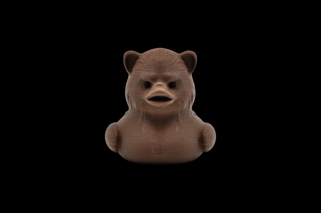 Ewok Inspired Duck Star Wars Duck Bathroom Decoration Desk Accessory Brown Ewok 3D Printed Duck Collectible Figurine Movie