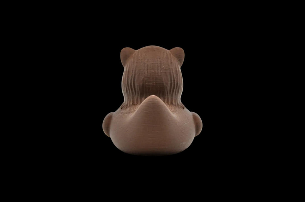 Ewok Inspired Duck Star Wars Duck Bathroom Decoration Desk Accessory Brown Ewok 3D Printed Duck Collectible Figurine Movie