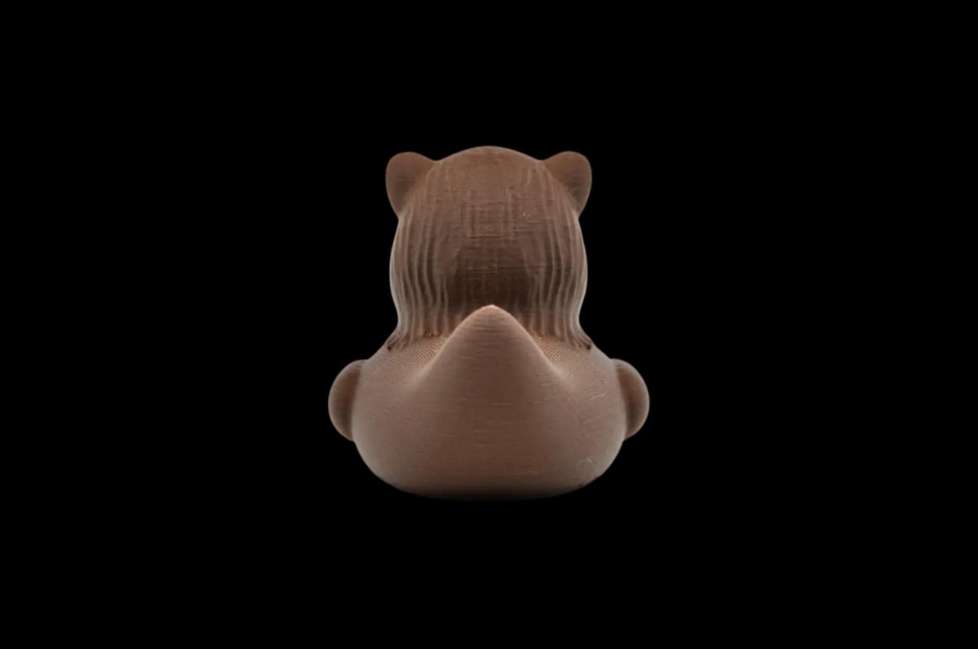 Ewok Inspired Duck Star Wars Duck Bathroom Decoration Desk Accessory Brown Ewok 3D Printed Duck Collectible Figurine Movie