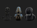Xenomorph Duck Figurine Display Shelf Decor Item for Office Desk Decoration Horror Fan Art