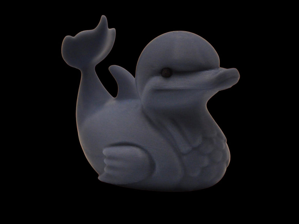 Dolphin Duck Hybrid Animal Decoration Unique Gift Desk Ornament Modern Design Bathroom Decor Water Safe Novelty Item Gray Sculpture Artistic