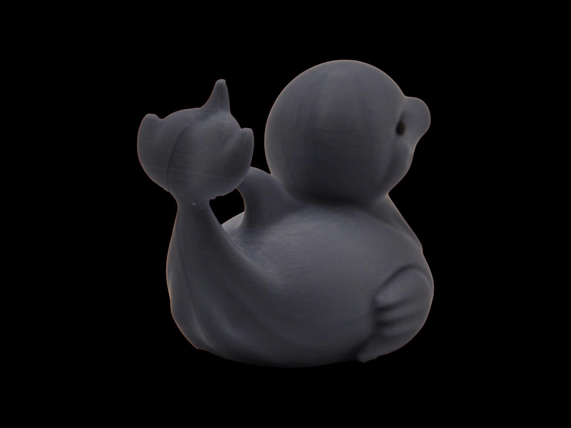 Dolphin Duck Hybrid Animal Decoration Unique Gift Desk Ornament Modern Design Bathroom Decor Water Safe Novelty Item Gray Sculpture Artistic