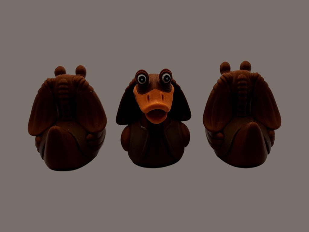 Jar Jar Duck Bath Toy Car Decoration Desk Display Star Wars Figure Collectible Geek Gift Idea Custom Dash Ornament Car Accessory Jeep Decor