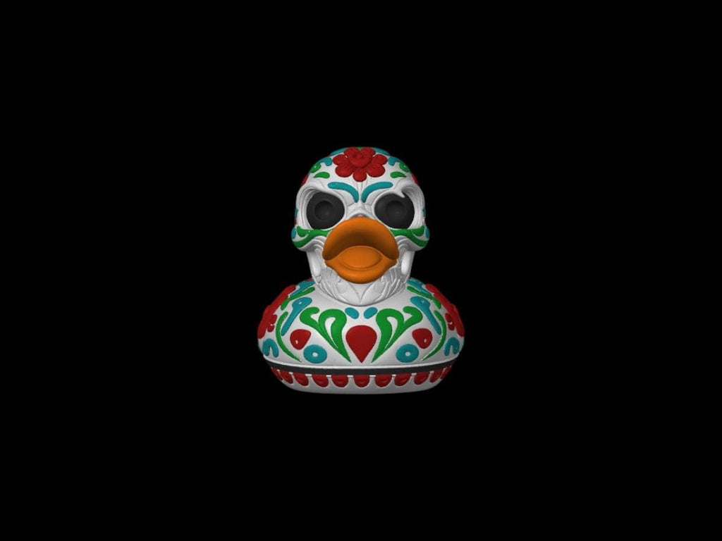 Sugar Skull Duck Halloween Decor Shelf Ornament Mexican Art Cultural Gift Day Dead Sugar Skull Bathroom Decoration Folk Art Shelf Display
