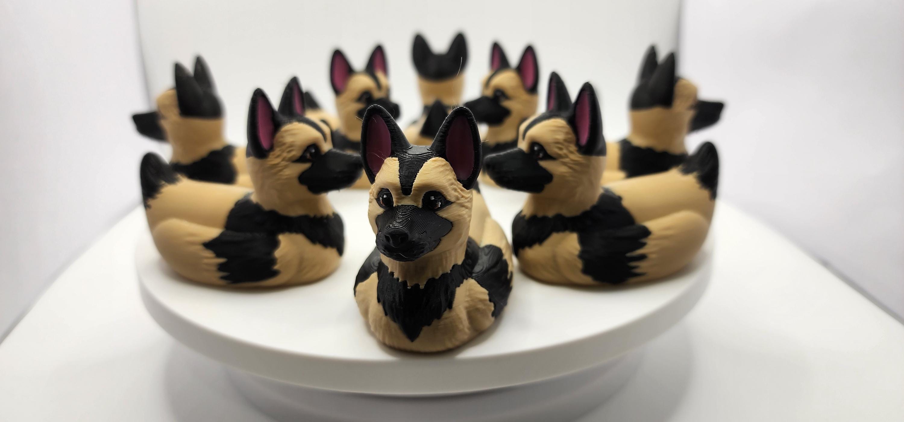 German Shepherd Dog Jeep Ducking Character for Collectors German Shepherd Duck Cruise Line Duck Dog Lovers Gift Idea Jeep Owners
