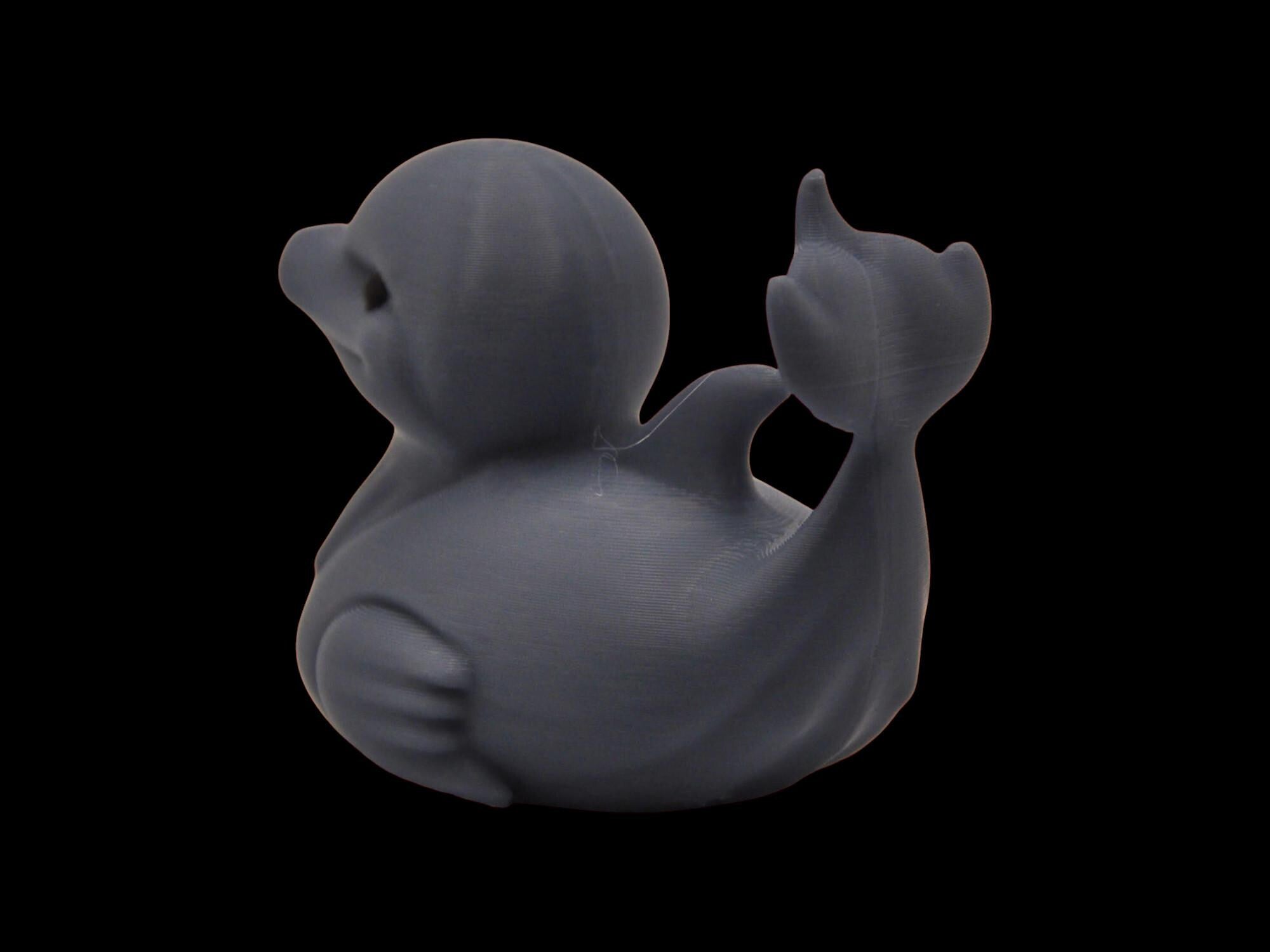 Dolphin Duck Hybrid Animal Decoration Unique Gift Desk Ornament Modern Design Bathroom Decor Water Safe Novelty Item Gray Sculpture Artistic