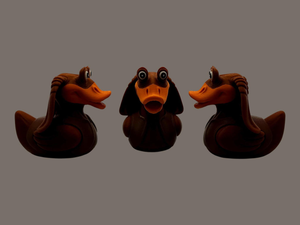 Jar Jar Duck Bath Toy Car Decoration Desk Display Star Wars Figure Collectible Geek Gift Idea Custom Dash Ornament Car Accessory Jeep Decor