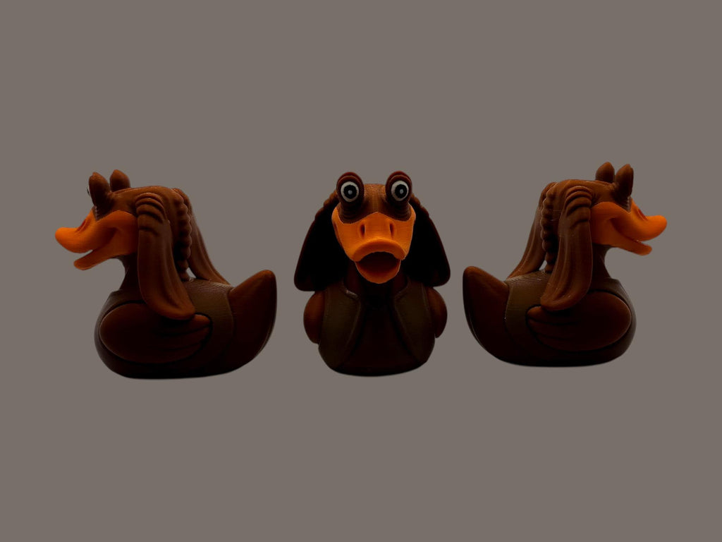 Jar Jar Duck Bath Toy Car Decoration Desk Display Star Wars Figure Collectible Geek Gift Idea Custom Dash Ornament Car Accessory Jeep Decor