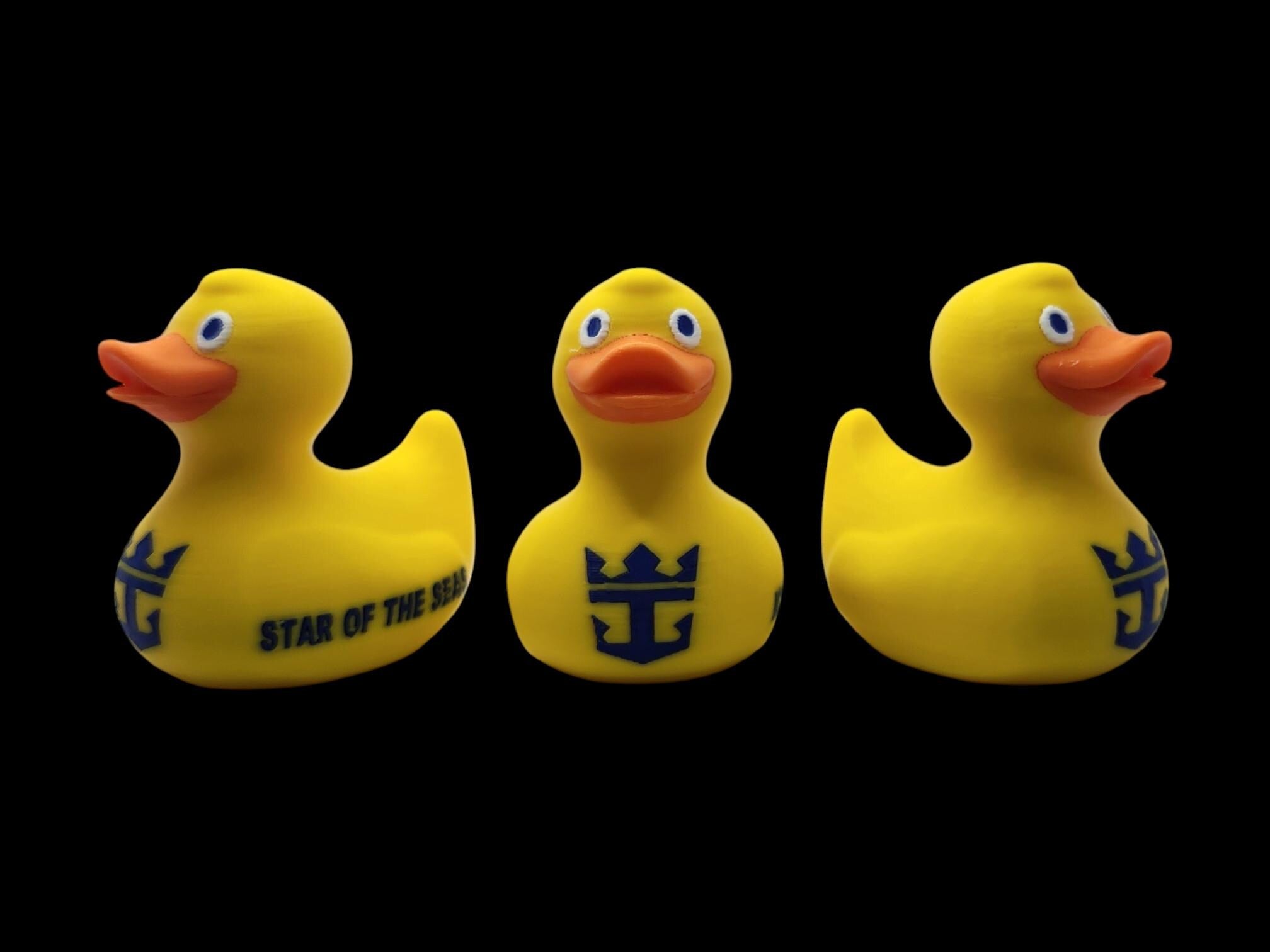 Custom Royal Caribbean Cruise Ship Duck Cruise Ship Duck Royal Caribbean Cruise Collection 3D Printed Custom Duck Travel Souvenir Display