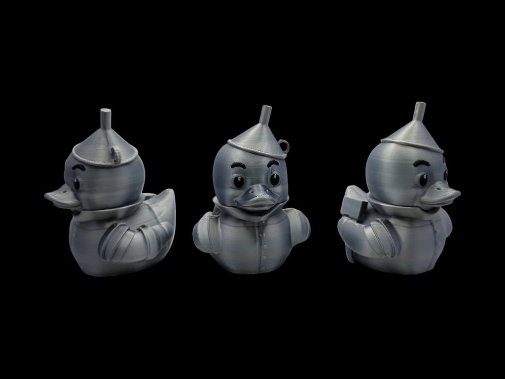 Tin Man Inspired Duck Bath Toy Shelf Decor Desk Display Item Collection Movie Character Figurine Set Duck Gift Emerald City Story Characters