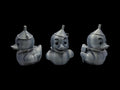 Tin Man Inspired Duck Bath Toy Shelf Decor Desk Display Item Collection Movie Character Figurine Set Duck Gift Emerald City Story Characters