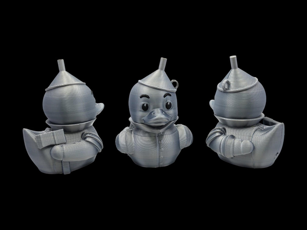 Tin Man Inspired Duck Bath Toy Shelf Decor Desk Display Item Collection Movie Character Figurine Set Duck Gift Emerald City Story Characters