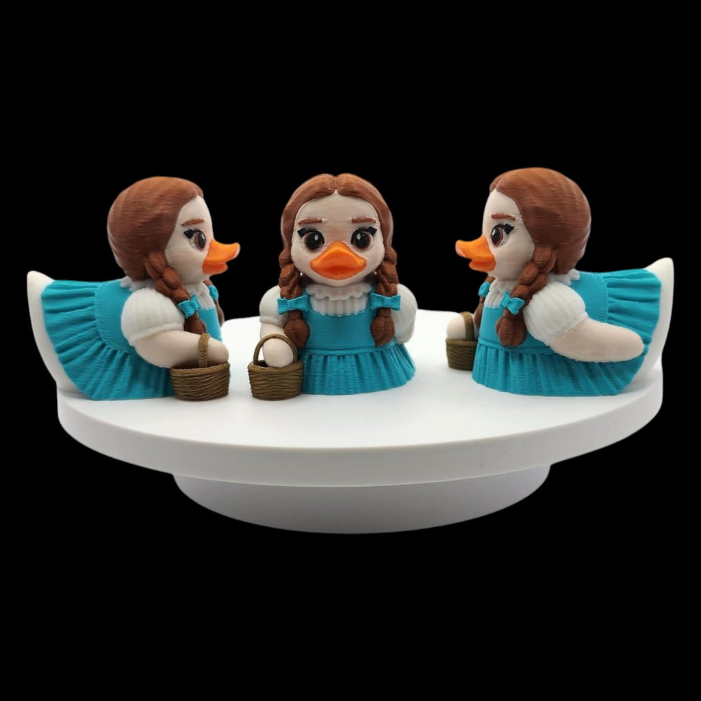 Dorothy Inspired Duck Shelf Decoration Desk Display Item Collection Movie Character Figurine Set  Emerald City