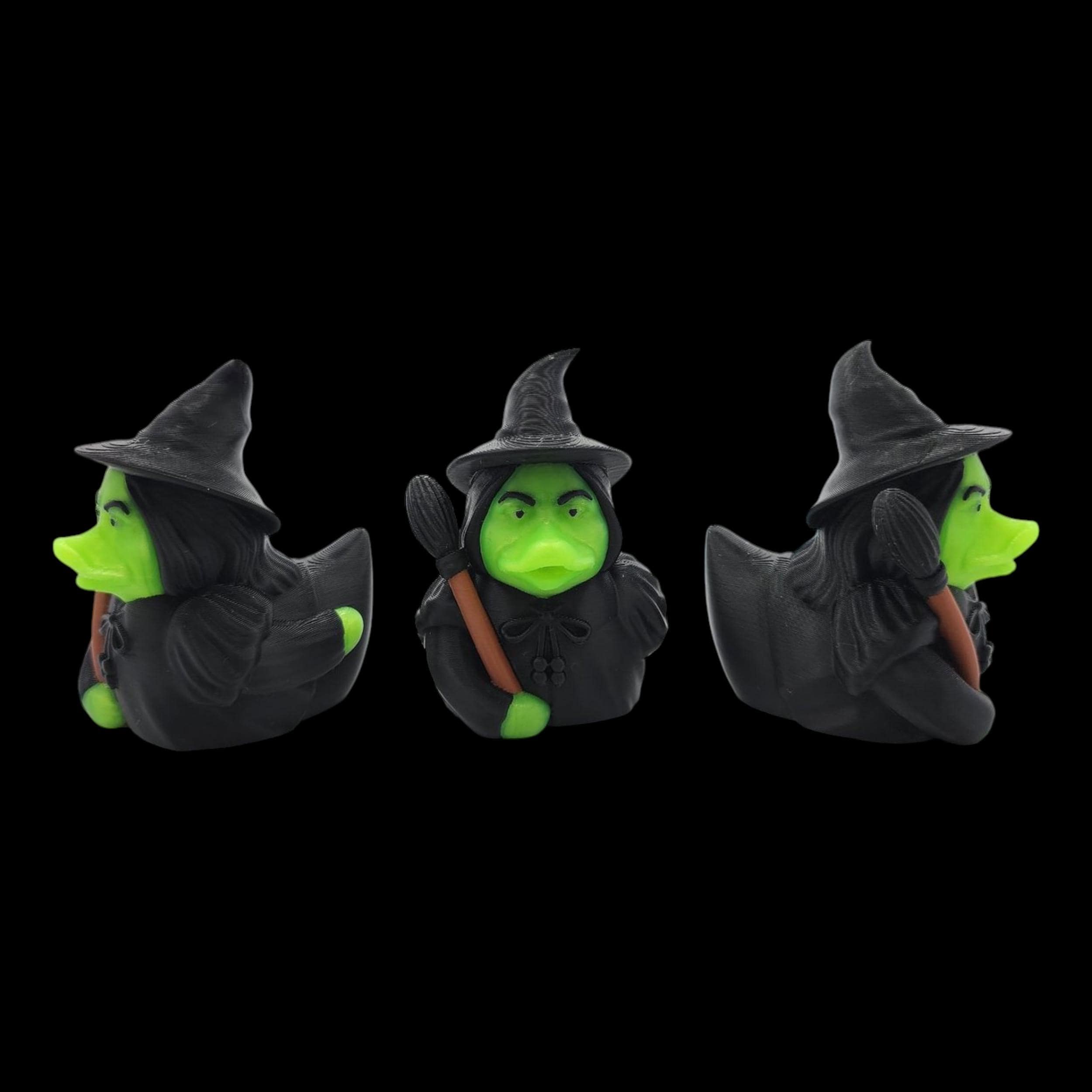 Wicked Witch Inspired Duck Bath Toy Shelf Decoration Desk Display Item Collection Movie Character Figurine Set Fantasy Gift Emerald City