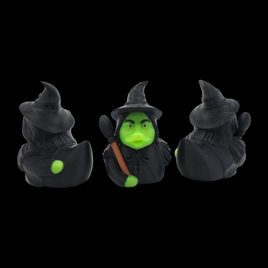 Wicked Witch Inspired Duck Bath Toy Shelf Decoration Desk Display Item Collection Movie Character Figurine Set Fantasy Gift Emerald City