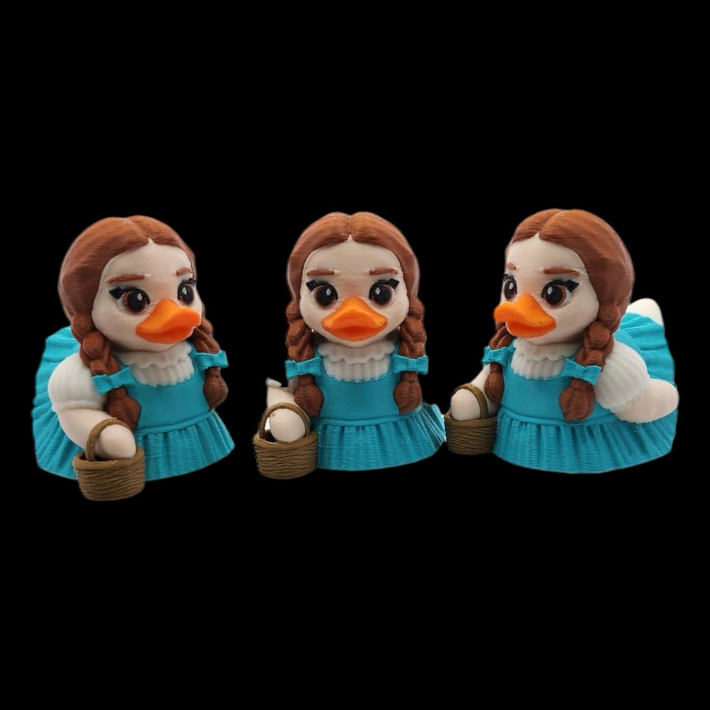 Wizard Oz Inspired Duck Bath Toy Shelf Decoration Desk Display Item Collection Movie Character Figurine Set Fantasy Gift Emerald City