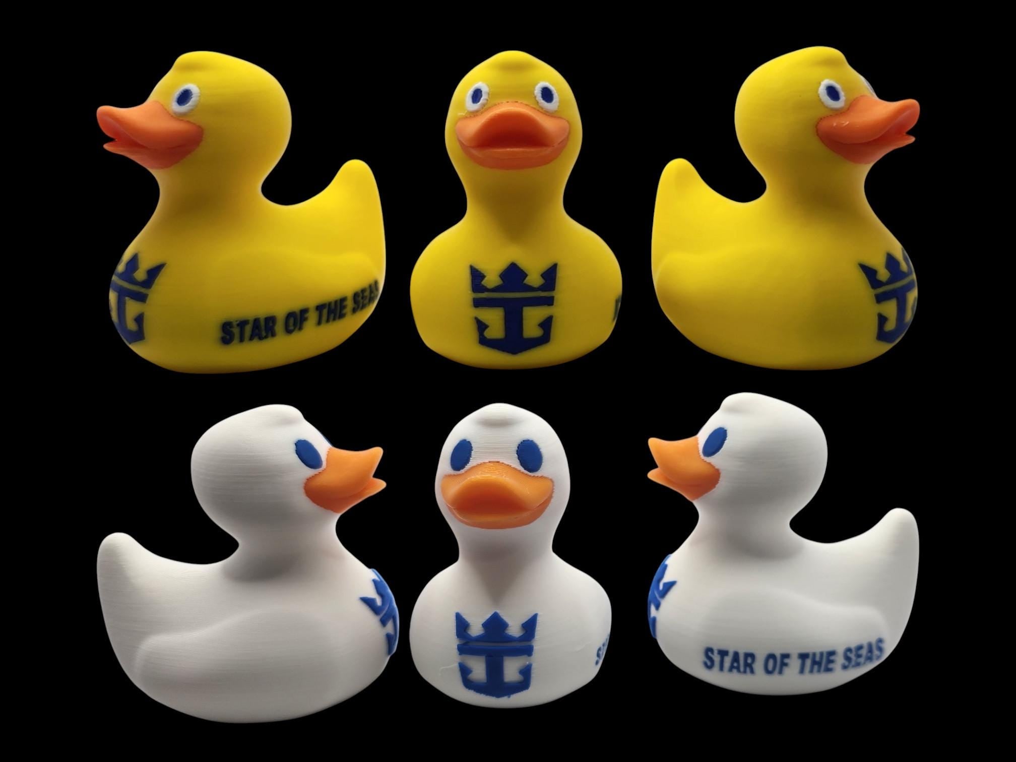 Custom Royal Caribbean Cruise Ship Duck Cruise Ship Duck Royal Caribbean Cruise Collection 3D Printed Custom Duck Travel Souvenir Display