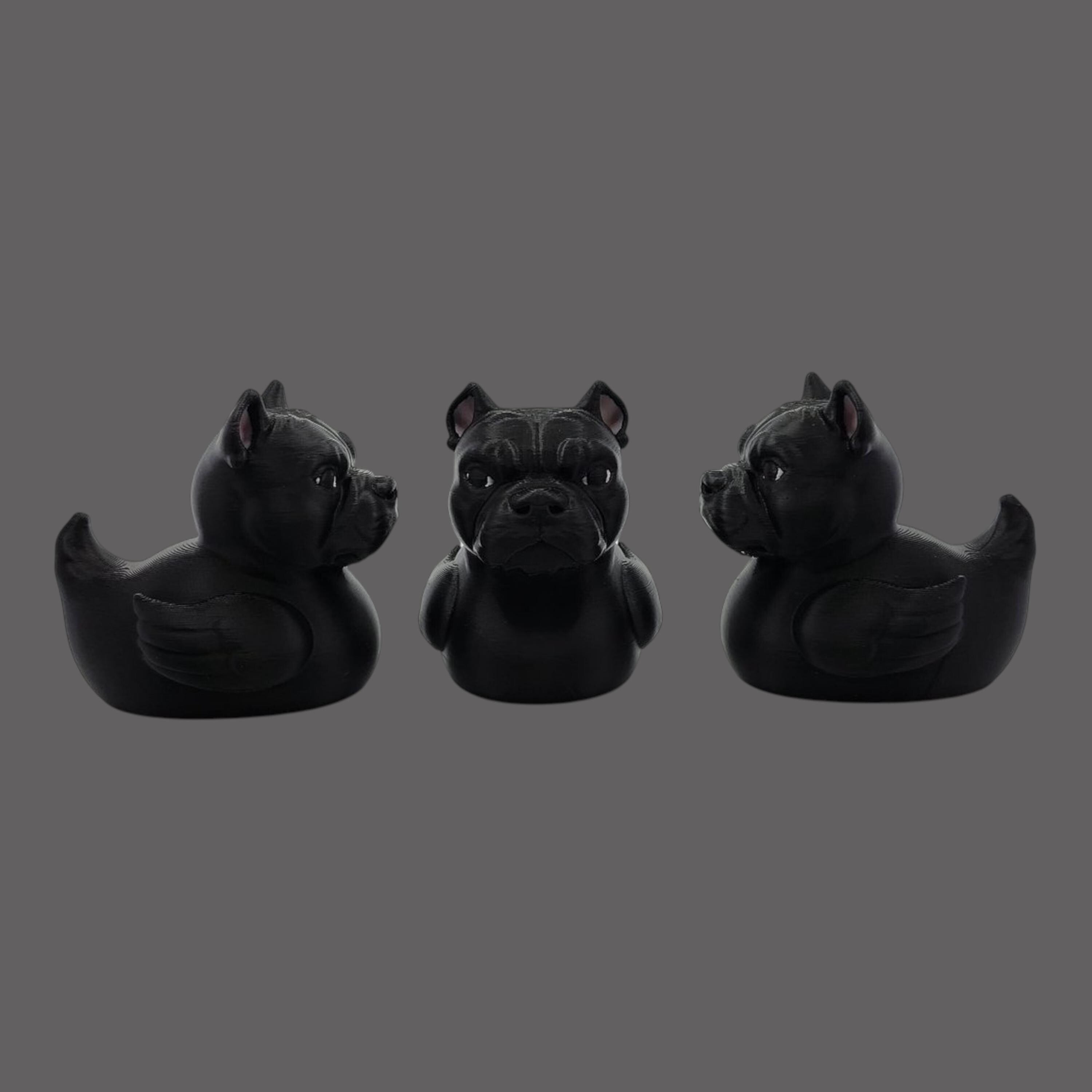 Bulldog Duck Figurine Desk Accessory Office Decor Dashboard Decoration Jeep  Collectible Statue Miniature Design