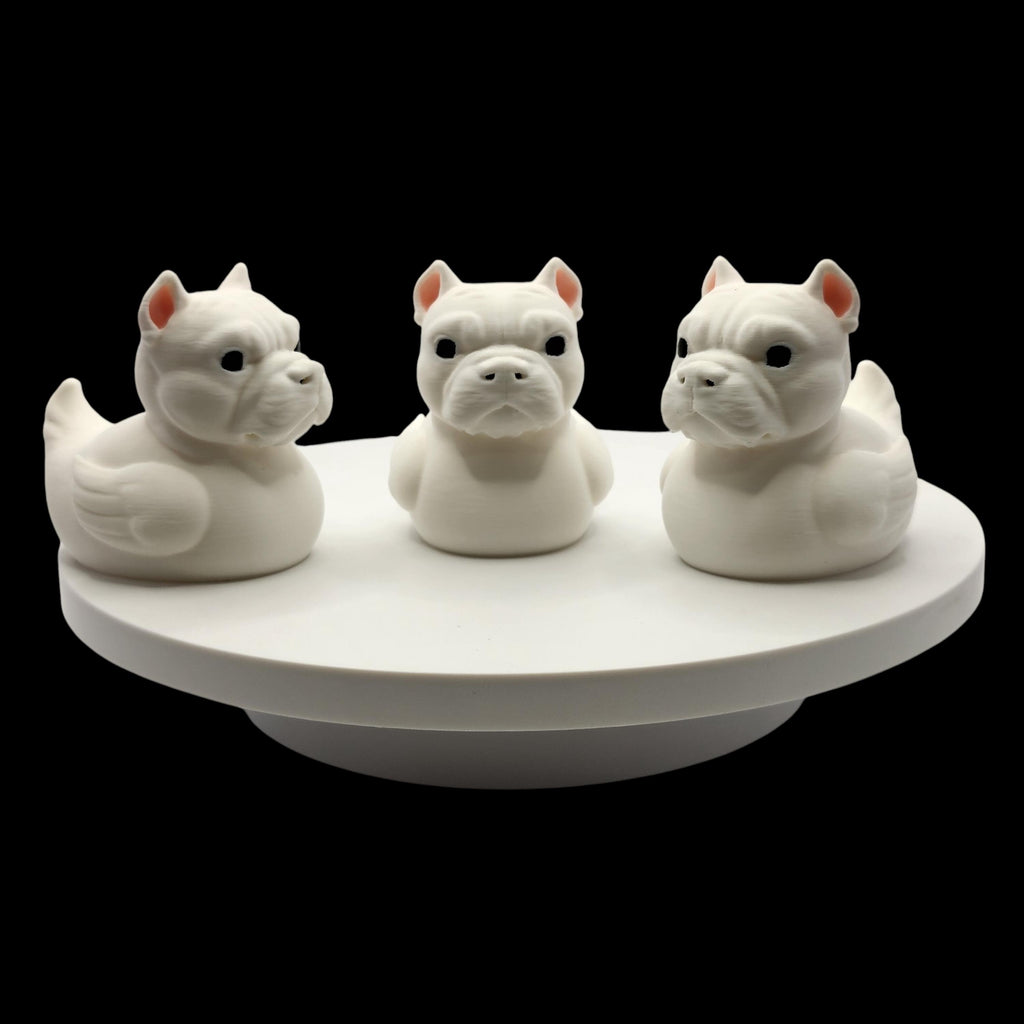 Bulldog Duck Figurine Desk Accessory Office Decor Dashboard Decoration Jeep  Collectible Statue Miniature Design