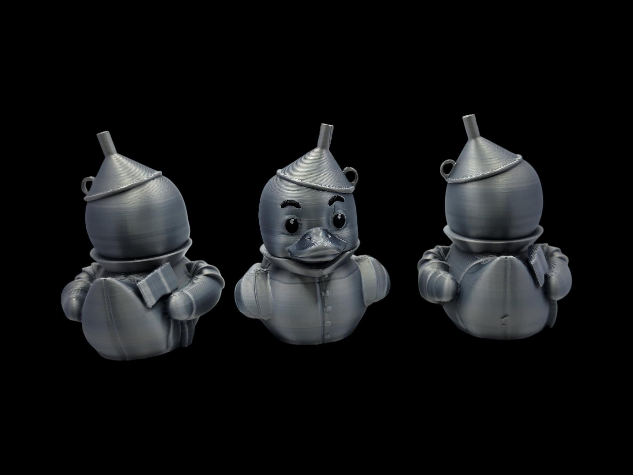 Tin Man Inspired Duck Bath Toy Shelf Decor Desk Display Item Collection Movie Character Figurine Set Duck Gift Emerald City Story Characters