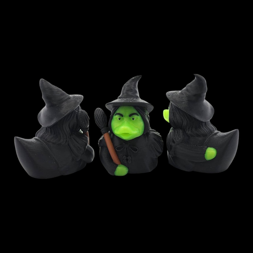 Wicked Witch Inspired Duck Bath Toy Shelf Decoration Desk Display Item Collection Movie Character Figurine Set Fantasy Gift Emerald City