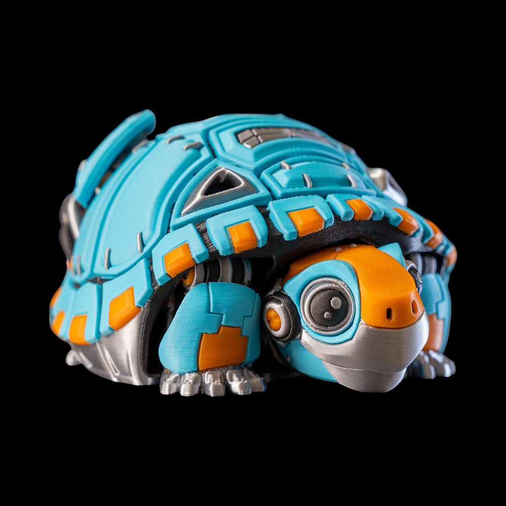 Robo-Tortoise Articulated Desk Decoration Novel Gift for Collector Animal Display Home Office