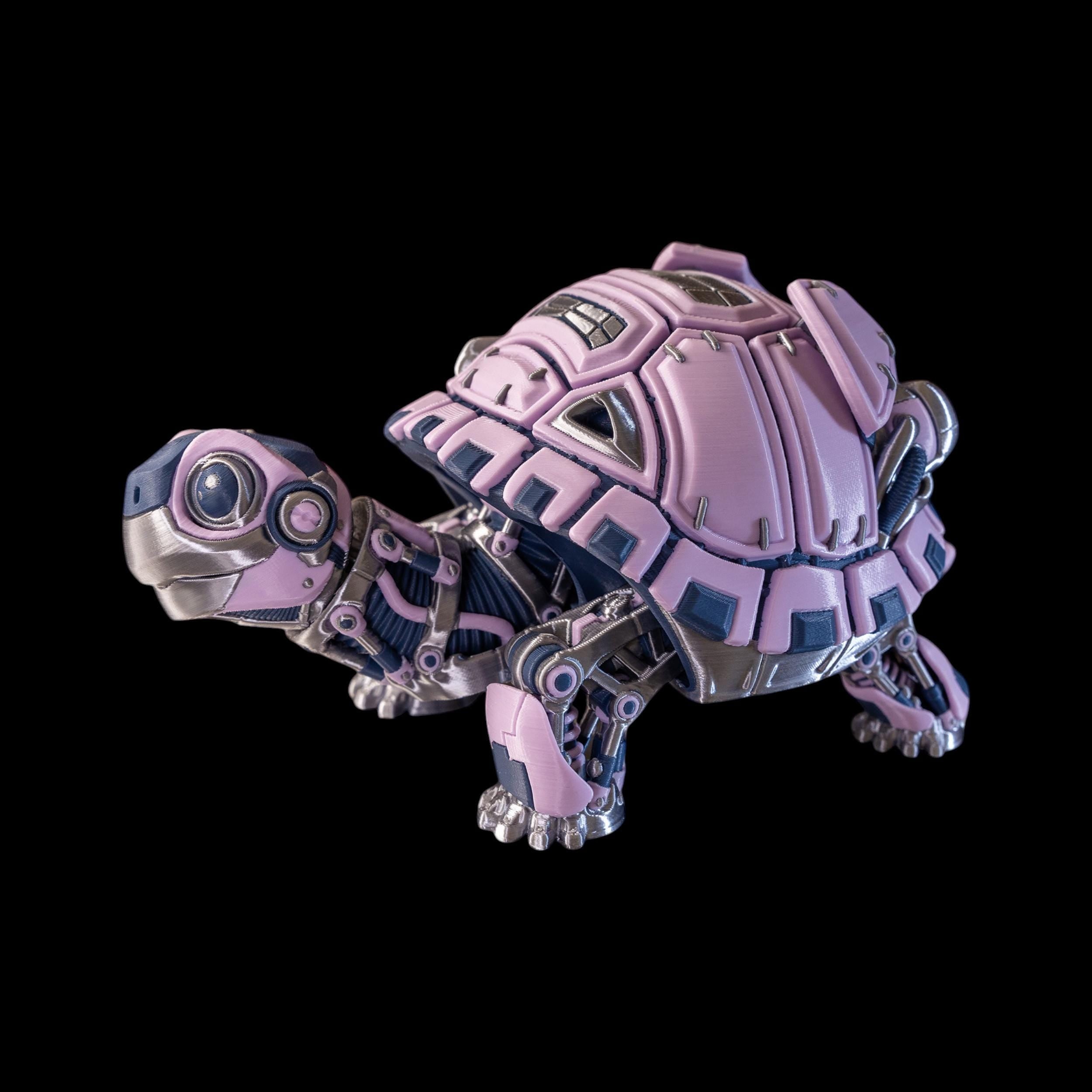Robo-Tortoise Articulated Desk Decoration Novel Gift for Collector Animal Display Home Office