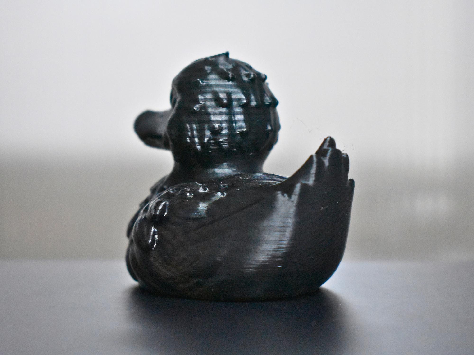Black Raven Duck Custom Duck Figurine Halloween Spooky Scary Duck Demon Duck Display Piece Fun Duck Home Decor Gifting Duck Special Ducks