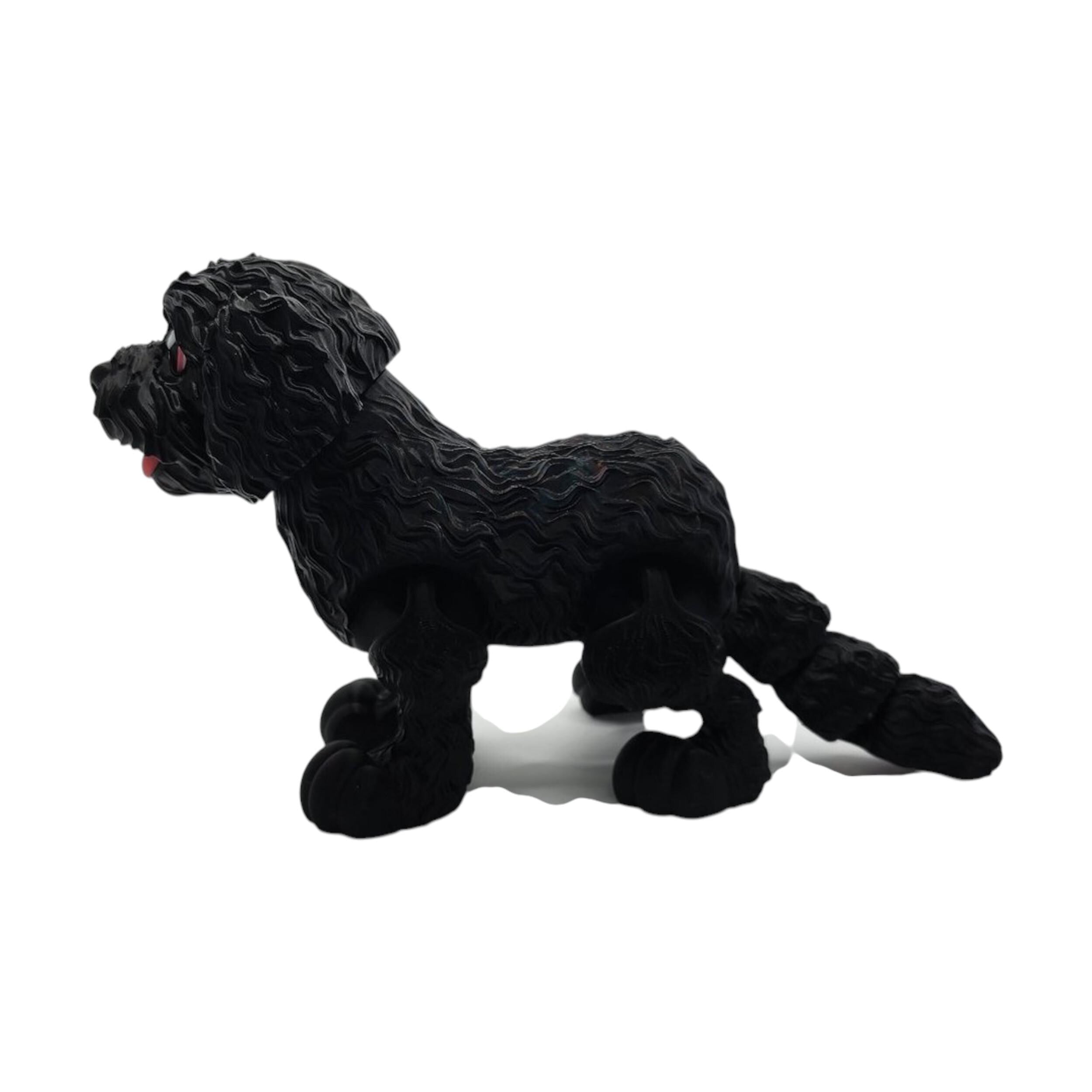 4 different colors Goldendoodle Desk Decoration Display  Miniature Dog Statue Figurine Doodle Art